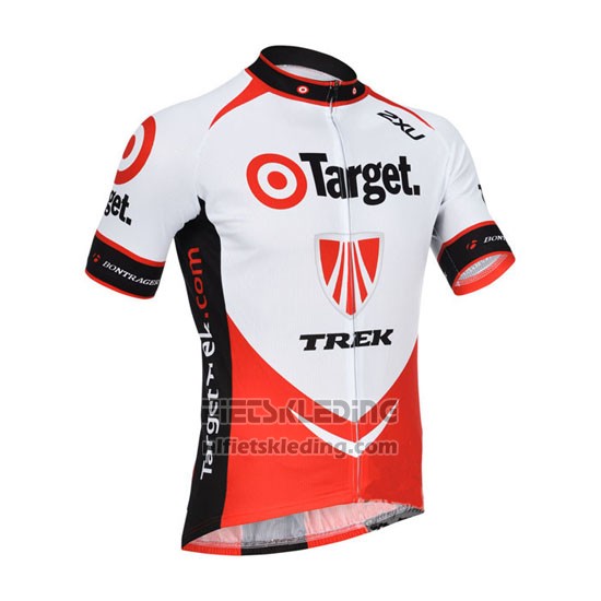2013 Fietskleding Trek Rood en Wit Korte Mouwen en Koersbroek